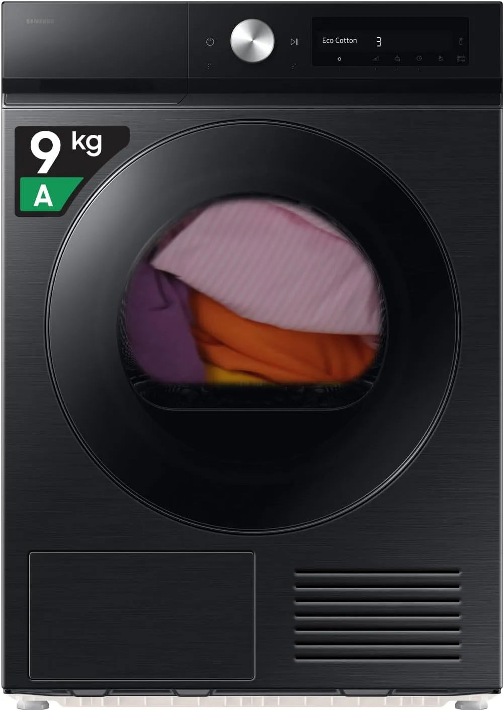 Samsung F-DT90DB78GB3M 85H Asciugatrice, 60 L, 9 kg, Wi-Fi, 3 Mesi Garanzia Extra, AI Dry, Samsung Asciugatrice Bespoke AI F-DT90DB78GB3M, 60L x 85H x