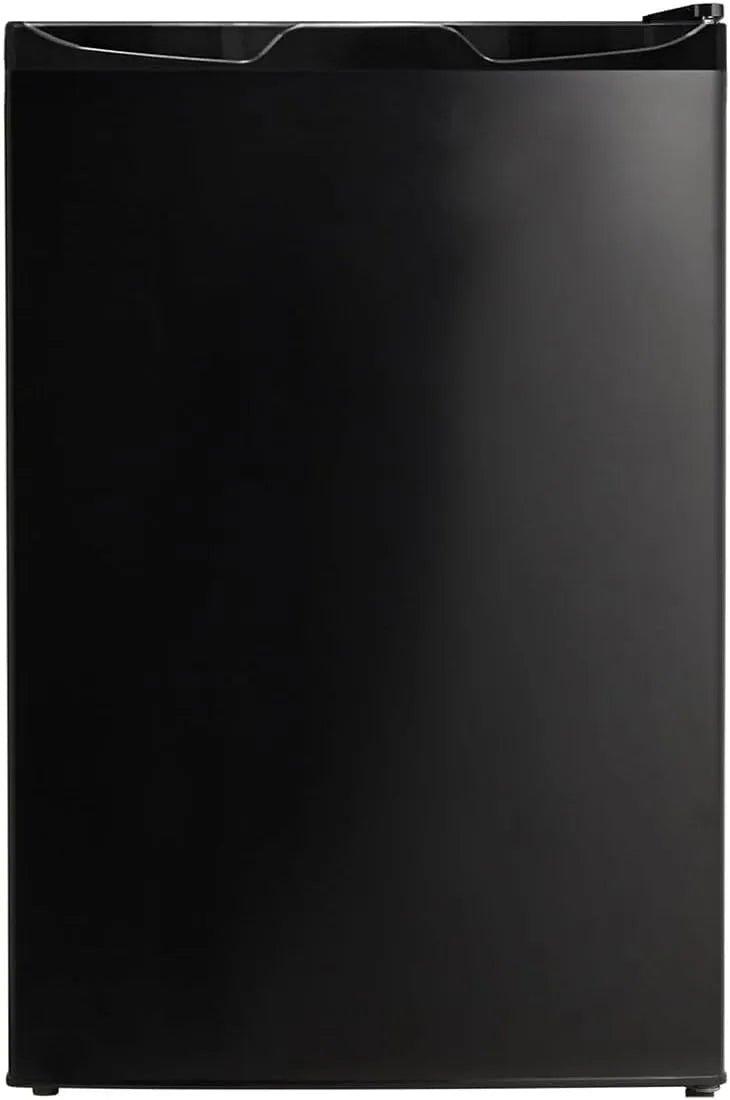 Frigorifero, 99 L, 54x57x84cm, esterno, vano congelatore, acciaio inox, nero, Wintem Frigorifero Nero Monoporta Basso in Acciaio Inox 99L 54x57x84cm