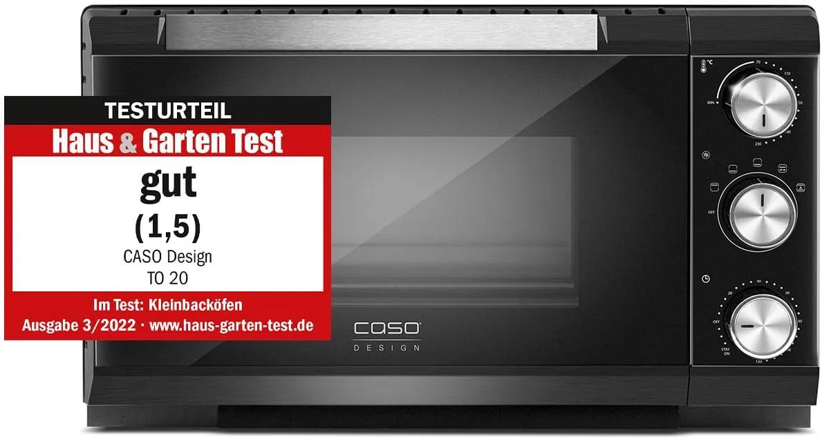 Caso Da tavolo Elettrico 20L 1500W Nero TO20