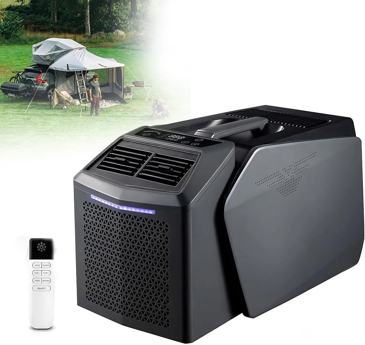 Condizionatore, portatile, Condizionatore Portatile 6200BTU: Split System per Van Life