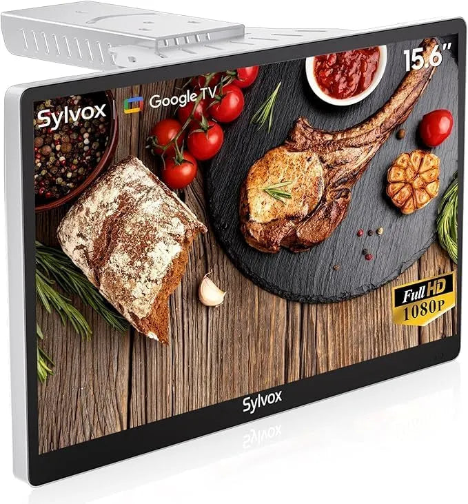 Google 1080P Smart TV, 15, 6 pollici, televisore, Full HD, FHD +, -45° Orientabile, SYLVOX 15