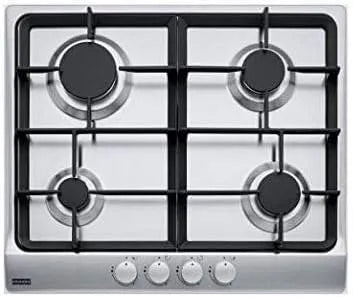 Piano cottura a gas 4GAV, 60cm, fornello a gas, Franke 106, 0459, Franke 106.0459.550 Piano Cottura a Gas 60cm FHSL 604 4GAV XS C