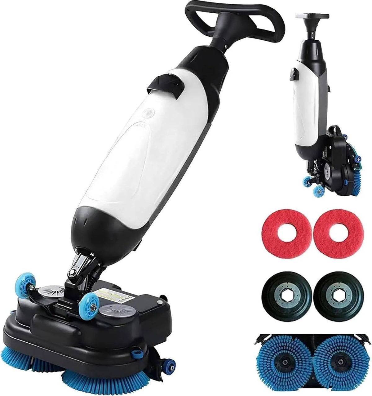 Lavasciuga, lavatrice, asciugatrice, professionale, bianco, Pulizia Profonda a 180 Giri, min, Doppie spazzole e Doppi Cuscinetti, min. White