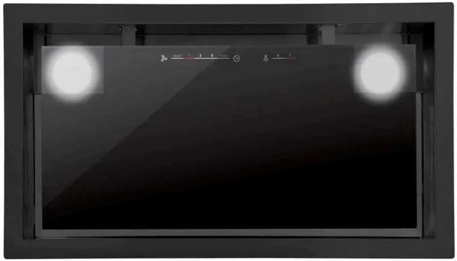 Cata Cappa aspirante, 280 W, classe energetica E, cappa da cucina, da incasso, touch, acciaio inox, GC DUAL 45 BK