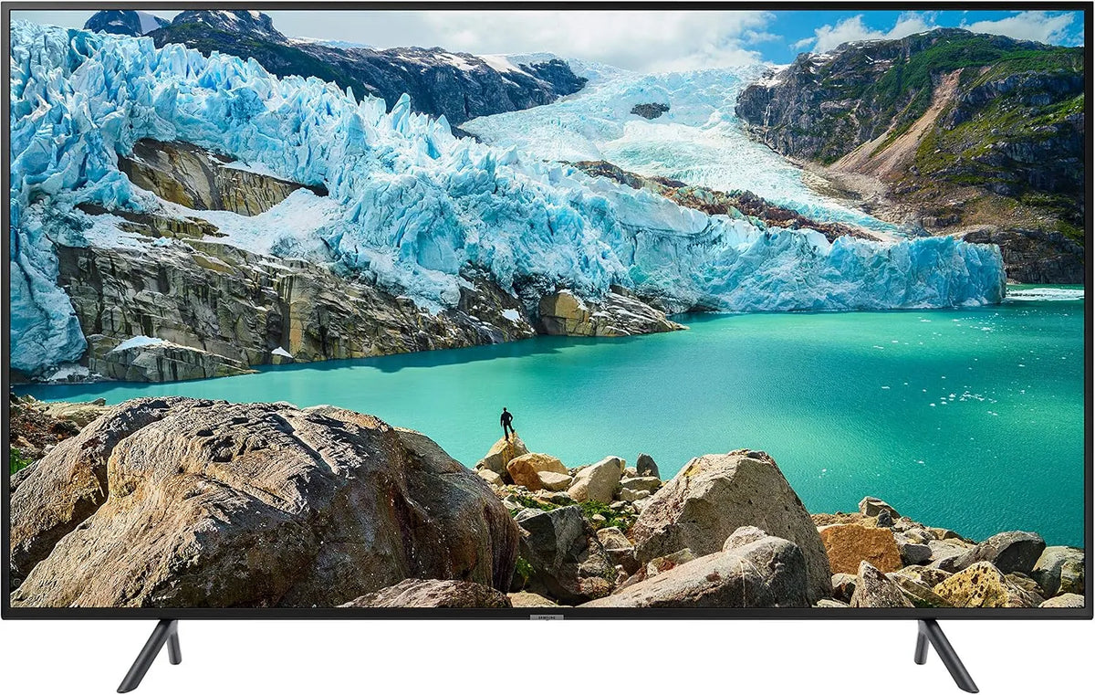 Samsung UE43RU7170U Smart TV, 43 pollici, 3840 × 2160, classe energetica A, televisore, 4K UHD, HDR, Wi-Fi, DVB-T2, nero, HDR 10+, 2019, Serie RU7170
