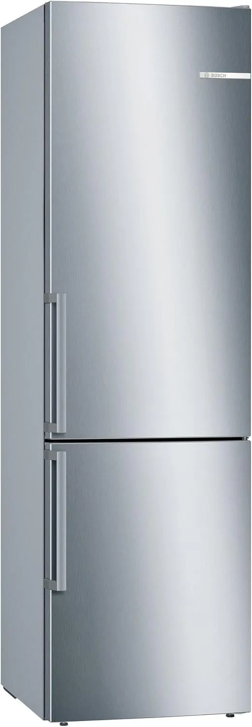 Bosch Serie 6 KGE398IBP Congelatore, 249 L, libera installazione, vano congelatore, acciaio inox, freezer verticale, 119 kWh, anno, larghezza 201 cm