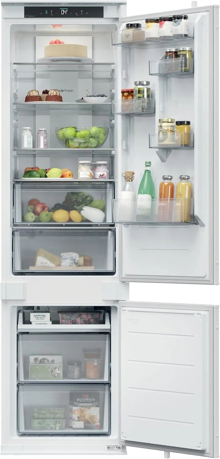 Frigorifero combinato CNBQT3519EW, 284 L, classe energetica E, No Frost, da incasso, frigo con congelatore, installazione incasso, 284 litri