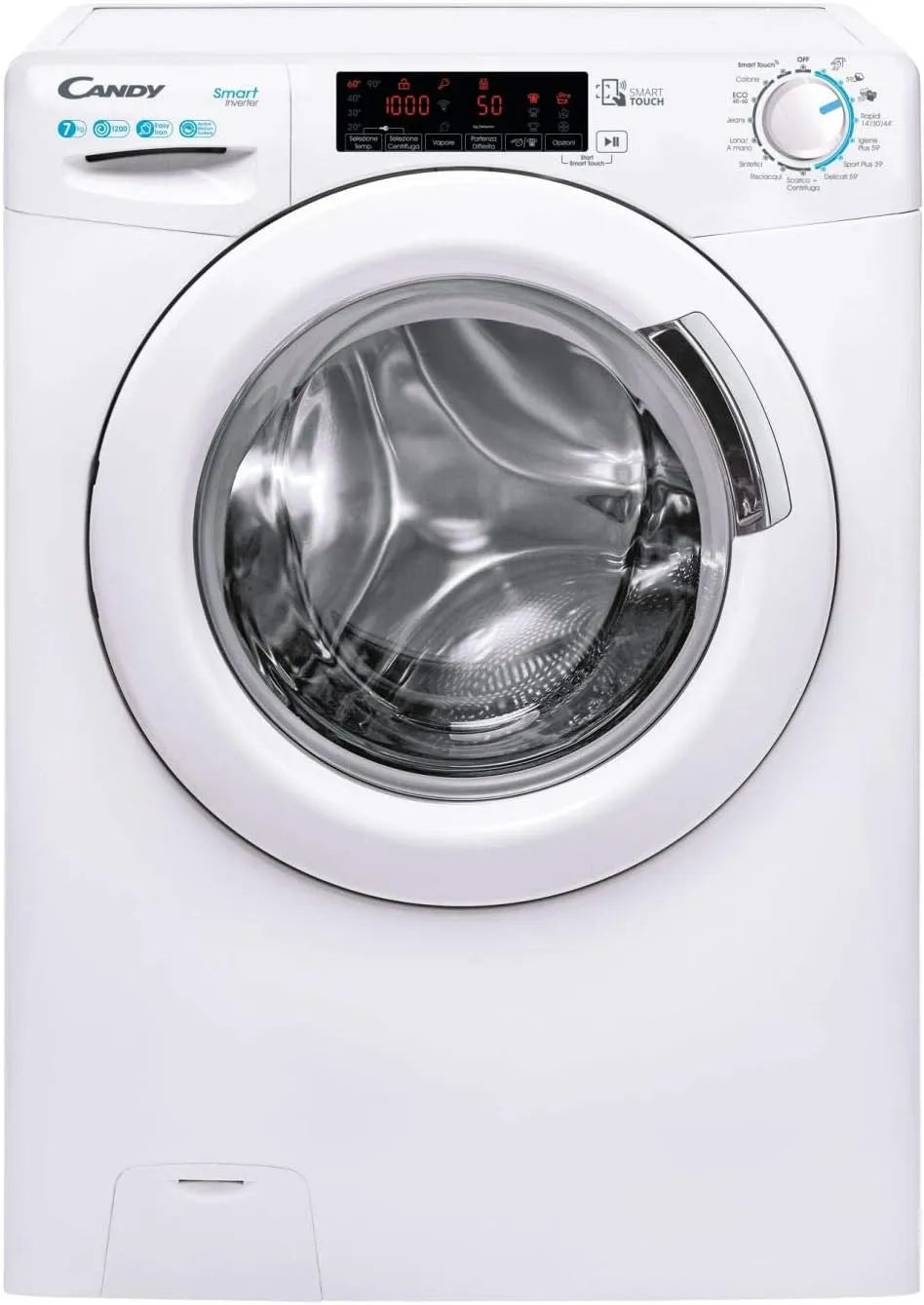 Lavatrice, 45 cm, 7 kg, classe energetica A, stretto, 1200 giri, con Carica frontale