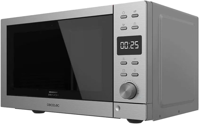 Cecotec Forno a microonde, 23 L, 800 W, 8 programmi, timer, bianco, 8 funzioni preconfigurate