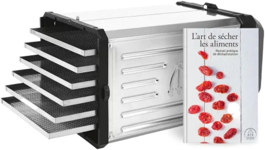 Asciugatrice, 500 W, display digitale, acciaio inox, 500W, TRE SPADE Essiccatore alimentare ATACAMA PRO Deluxe, Flusso orizzontale, Made in Italy