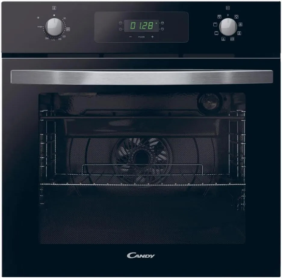 Candy Forno elettrico, 70 L, classe energetica A, da incasso, nero, Candy Idea Forno Elettrico da Incasso Ventilato 70 Litri