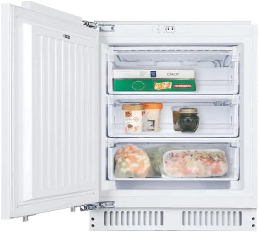 Candy CUS68EW kg, 24h Congelatore, 95 L, classe energetica E, da incasso, vano congelatore, freezer verticale, congelamento 4, 5 kg, 95 Litri