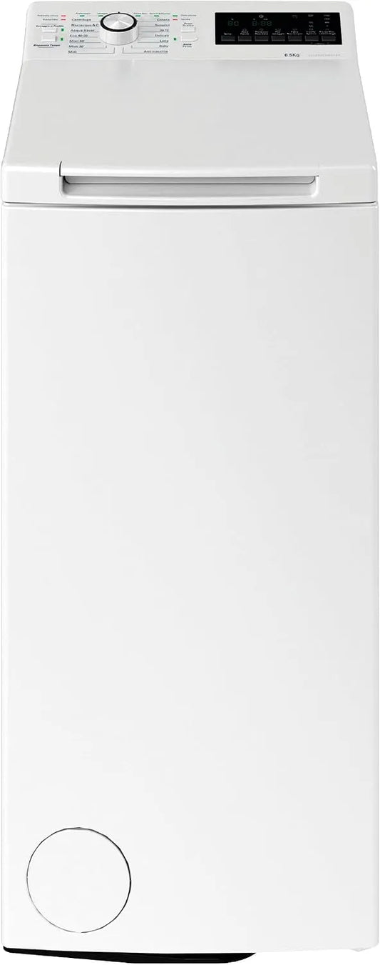 Lavatrice, 5 kg, Hotpoint 6524BS, libera installazione, bianco, Hotpoint Ariston WMTG 6524BS IT Lavatrice a libera installazione a carica dall'alto