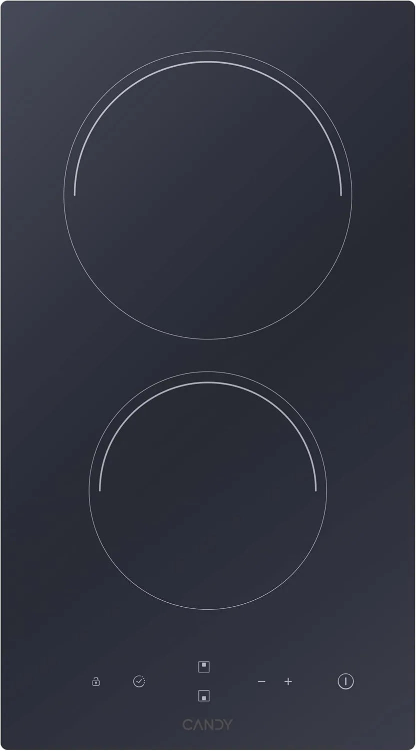 Candy Piano cottura elettrico, da incasso, piastra elettrica, nero, Candy CDH 30 Incasso Ceramic hob Nero piano cottura