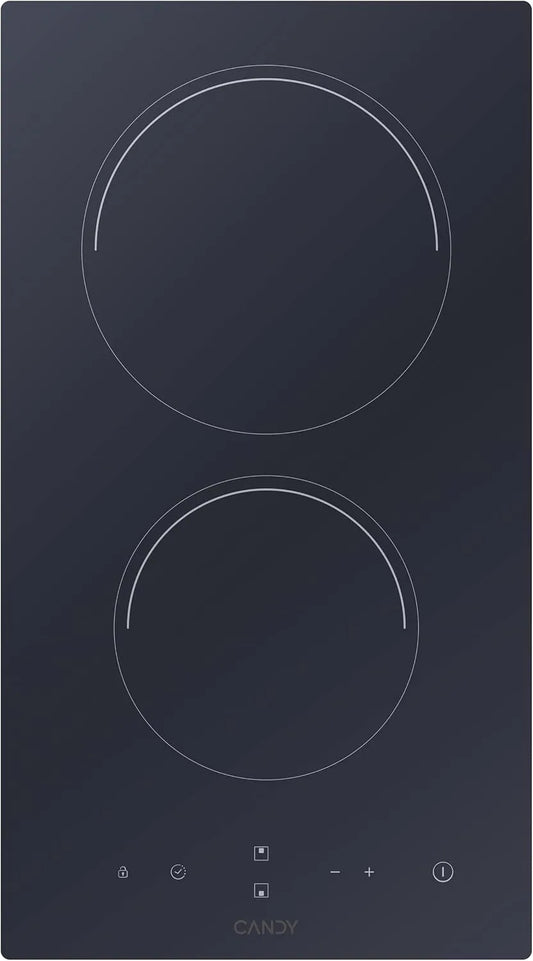 Candy Piano cottura elettrico, da incasso, piastra elettrica, nero, Candy CDH 30 Incasso Ceramic hob Nero piano cottura