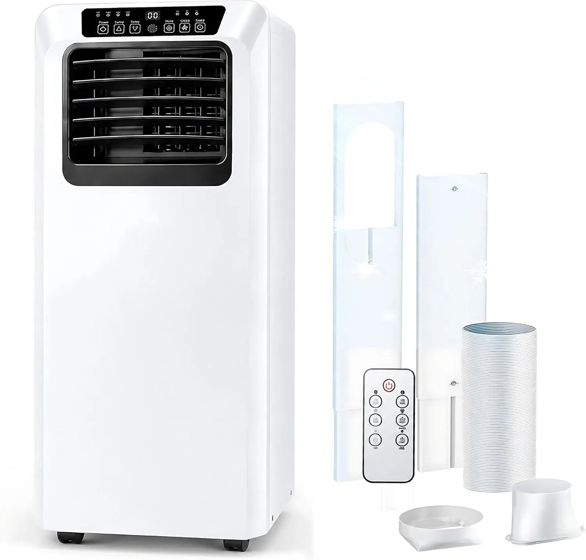 Deumidificatore 12H, portatile, timer, 3 velocità, professionale, Design Verticale con Telecomando, Raffreddamento Rapido e Deumidificatore