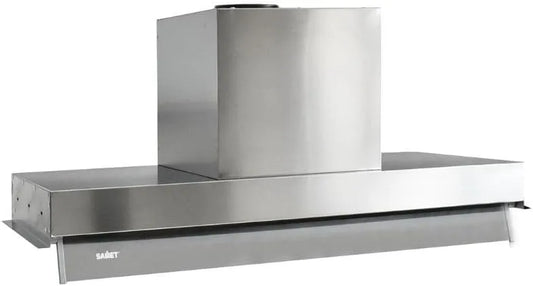 Cappa aspirante, cappa da cucina, Gruppo Kripto90, acciaio inox, Gruppo cappa sottopensile Kripto90 inox Samet