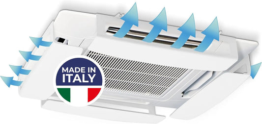 Condizionatore, ADATTO PER CONDIZIONATORI A CASSETTE, CLIMIK QUADRO, MADE IN ITALY, PROGETTATO PER DISTRIBUIRE L'ARIA NEL TUO AMBIENTE DI CASA O