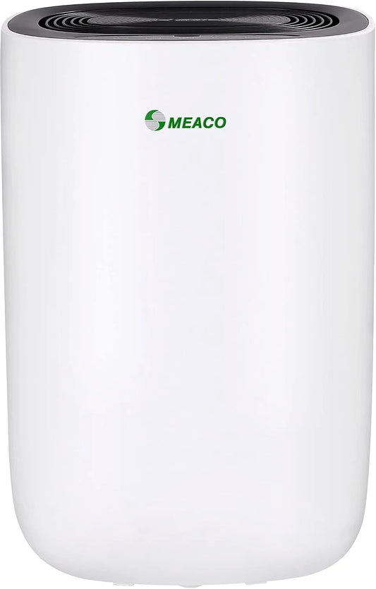 Asciugatrice, 165 W, 240 V, 35 dB, Meaco 12LB, nero, Dry ABC, design compatto, basso consumo energetico, colore: Nero, Blanc Avec Panneau Noir