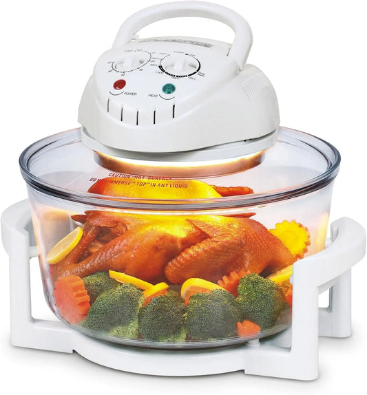 Forno elettrico, 12 L, Forno Friggitrice ad Aria Alogena da 12L per Arrosti