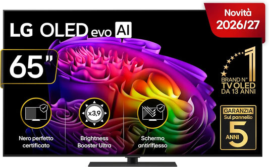 LG G6S OLED65G66LS Smart TV, 65 pollici, televisore, 4K UHD, Serie G6S 2026 Smart TV 4K - OLED65G66LS