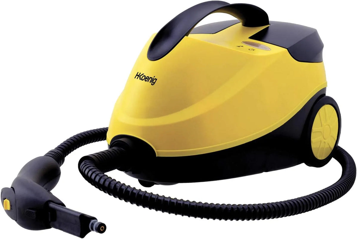 Pulitore a vapore NV6200, 5 L, 2000 W, uso su pavimenti, cucina, auto, finestre e divano, H.Koenig Pulitore a vapore 4 bar NV6200, pronto in 8 min