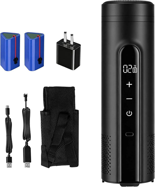 Frigorifero portatile, trasporto di insulina e farmaci, mini frigo portatile, 2x 10200 mah Batterie