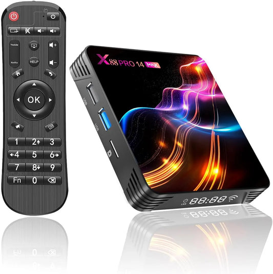 Smart TV 64G RK3528, televisore, HDR, HDMI, Wi-Fi, Bluetooth, effetto 3D, Android OS, 2026 Ultimo TV Box Android RAM 4G ROM 64G Rockchip RK3528 WiFi6