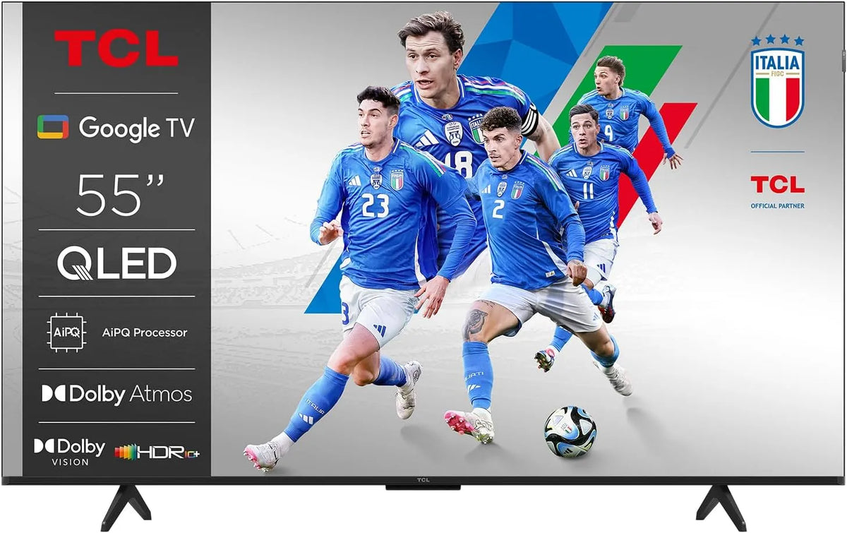 Google P79K Smart TV, 55 pollici, televisore, 4K UHD, QLED, HDR, HDR10+, Dolby Vision