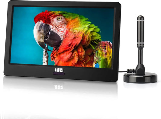 Smart TV, televisore, August DA900D, portatile, August DA900D TV portatile 9' ricaricabile Freeview HD con registratore