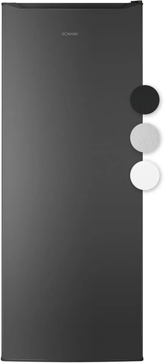 Bomann Congelatore, 242 L, 39 dB, classe energetica E, vano congelatore, freezer verticale, 143 cm, 5 ripiani, 0 °C ~ +8 °C, Frigorifero Bomann® senza