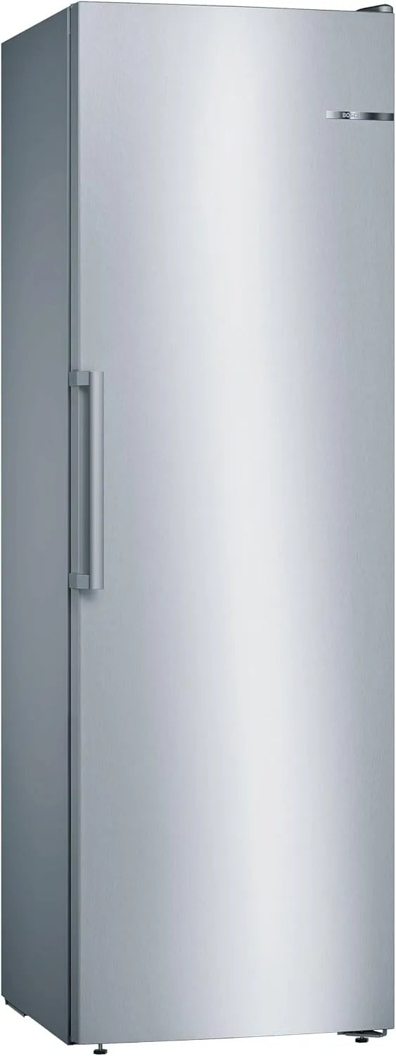 Bosch Serie 4 GSN36VLEP Congelatore, 186x60cm, classe energetica E, No Frost, vano congelatore, freezer verticale, argento