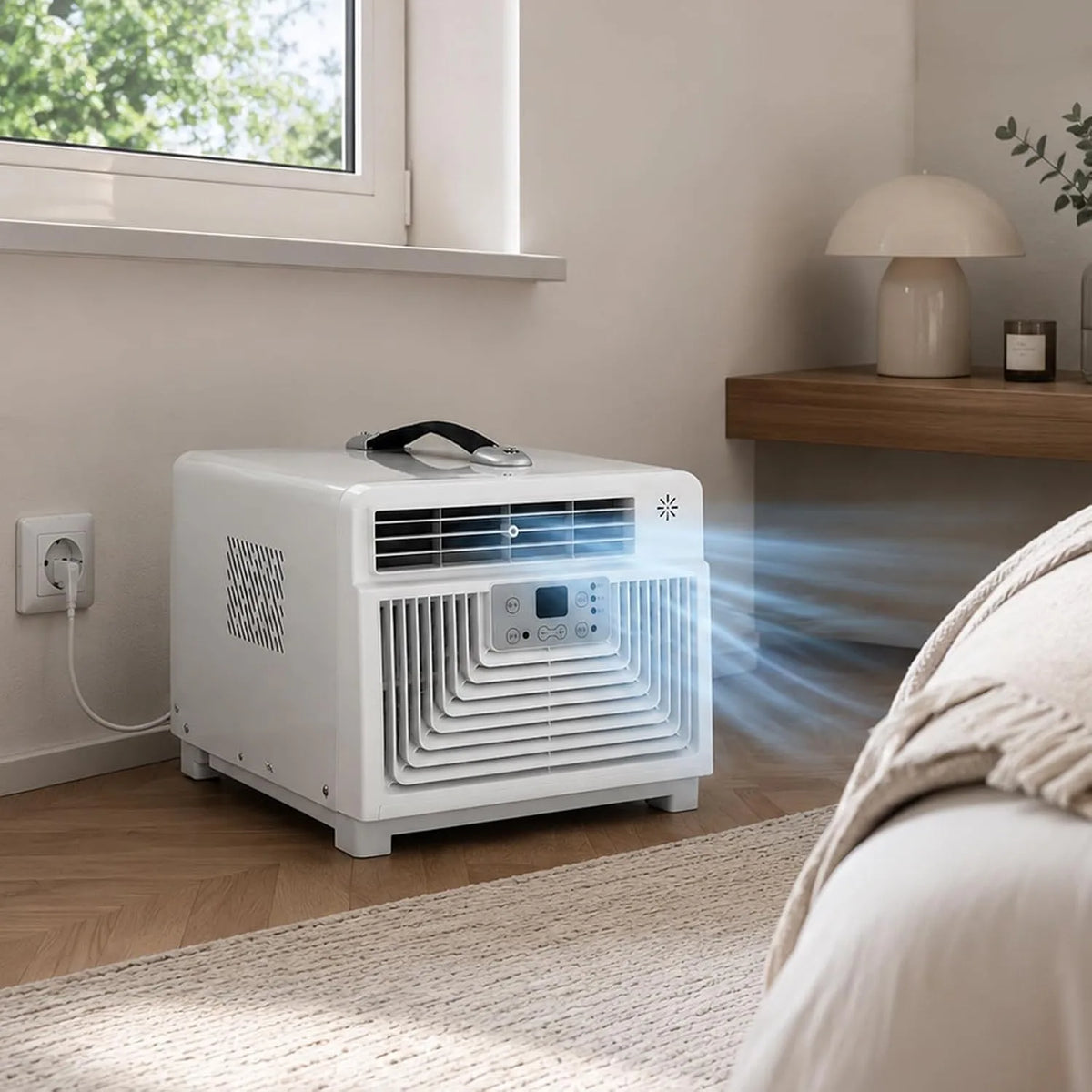 Condizionatore, 220 V, portatile, timer, Timer 1-12 h, 220V Climatizzatore per Tenda 3 in 1 con Raffreddamento Deumidificatore Ventilatore