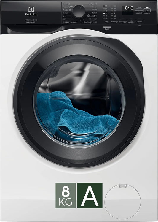 Electrolux EW6FZAM28 Lavatrice, 10 kg, vapore, Electrolux EW6FZAM28 Lavatrice Carica Frontale 10 kg Vapore