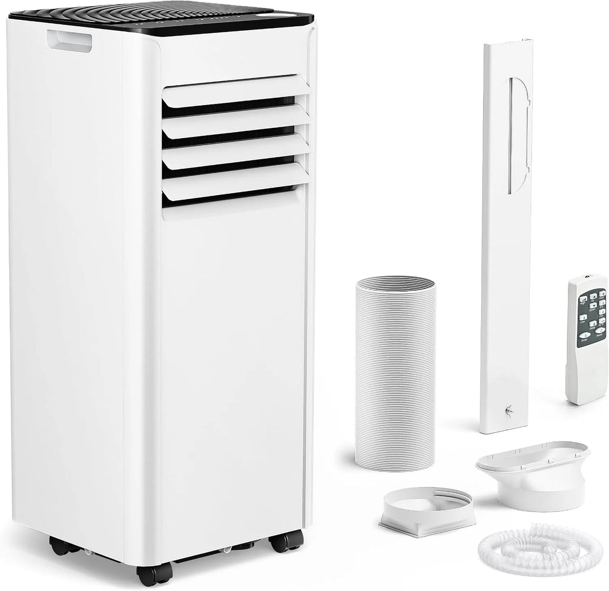 Prodotto 9000 BTU, Climatizzatore mobile, 6 kW, raffreddamento, dimensioni fino a 25 m2, ventilazione e deumidificazione