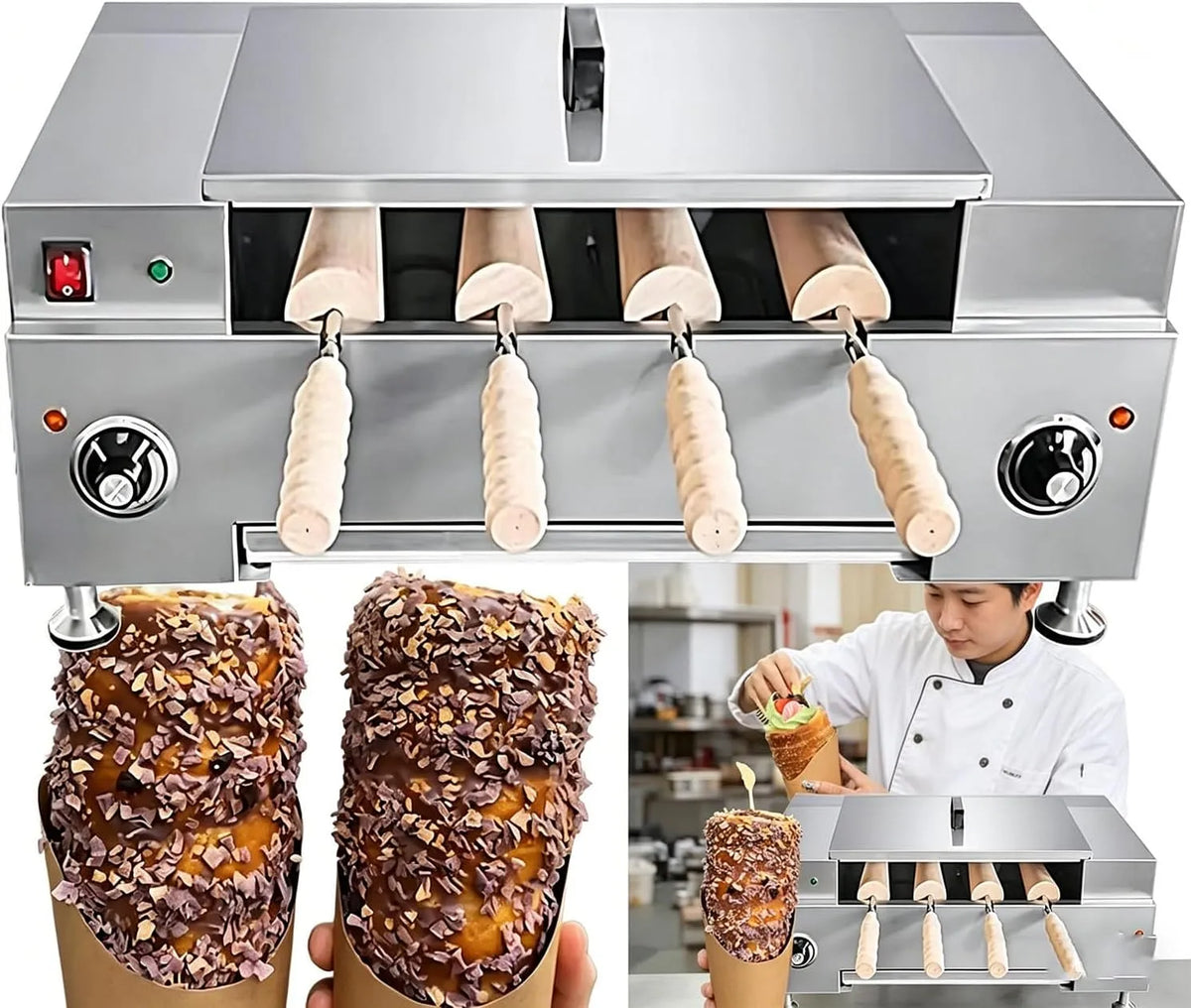 Forno elettrico, grill, professionale, cucine domestiche e Snack Bar, Macchina per Cake Pop Ungherese
