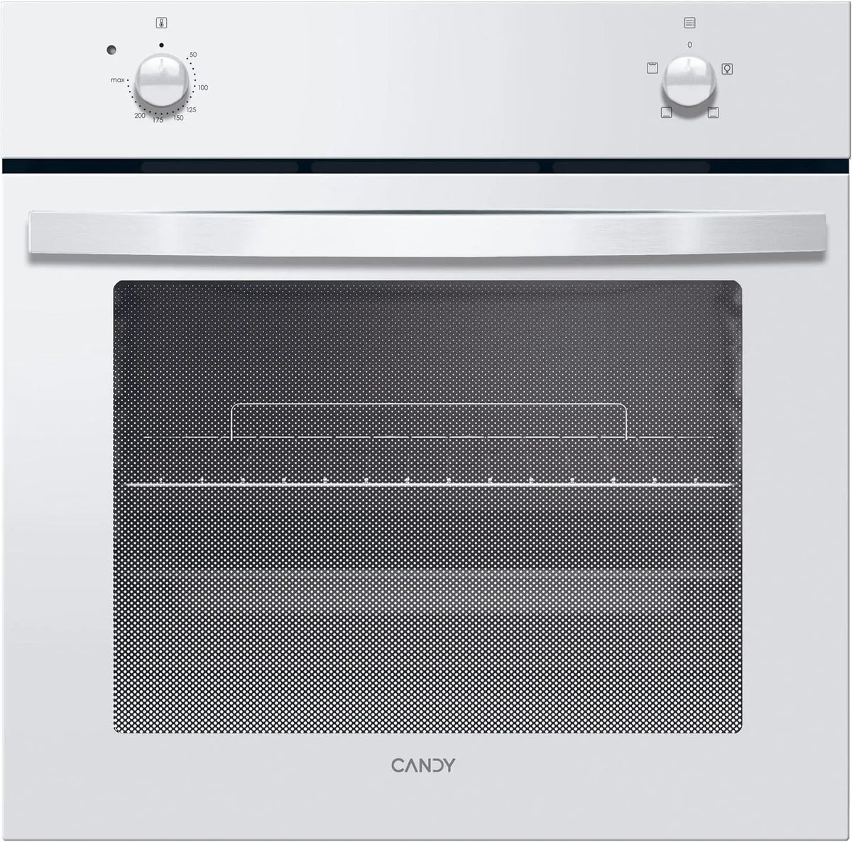 Candy B100 Forno elettrico, 59, 5x59, 5x56, 8 cm, 70 L, 4 programmi, classe energetica A, da incasso, timer, grill, acciaio inox, 8 cm FIDC