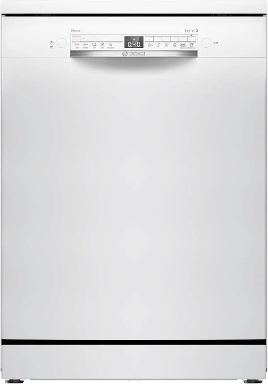 Bosch Serie 2 SMS2HTW06E Lavastoviglie, classe energetica C, bianco, Bosch SMS2HTW06E Serie 2 Lavastoviglie smart 13 coperti Bianco Classe C