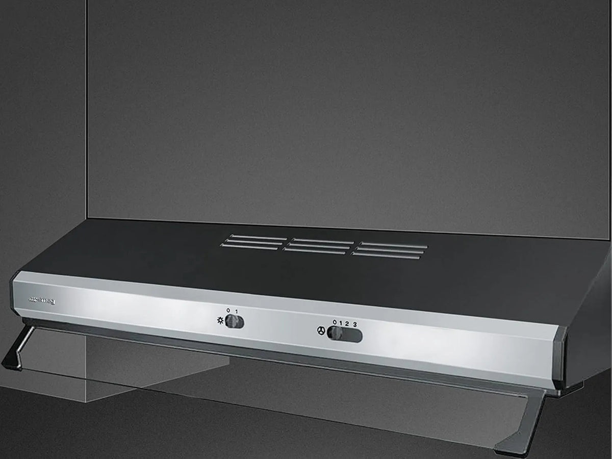 Smeg KSEC81XE3 Cappa aspirante, 80x49 cm, classe energetica E, cappa da cucina, da incasso, acciaio inox