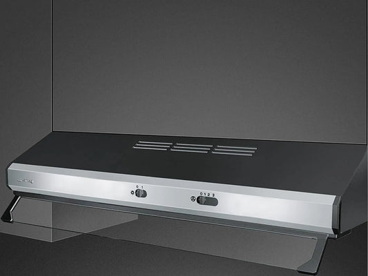 Smeg KSEC81XE3 Cappa aspirante, 80x49 cm, classe energetica E, cappa da cucina, da incasso, acciaio inox