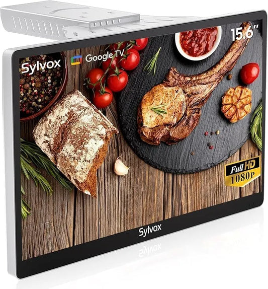Google 1080P Smart TV, 15, 6 pollici, televisore, Full HD, FHD +, -45° Orientabile, SYLVOX 15