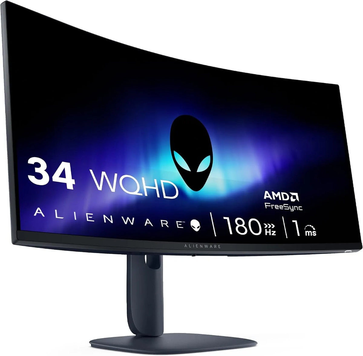 Monitor, 34 pollici, 3440 × 1440, 1 ms, 180 Hz, Alienware AW3425DWM, funzioni gaming, WQHD, pannello VA, schermo PC, 180Hz, 1ms