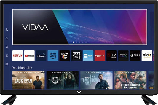 Smart TV, 22 pollici, 240 V, televisore, Majestic SM22 100/240V, USB, Wi-Fi, Full HD, DVB-T/T2 e DVB-S/S2, Doppio sistema di alimentazione: AC, FHD