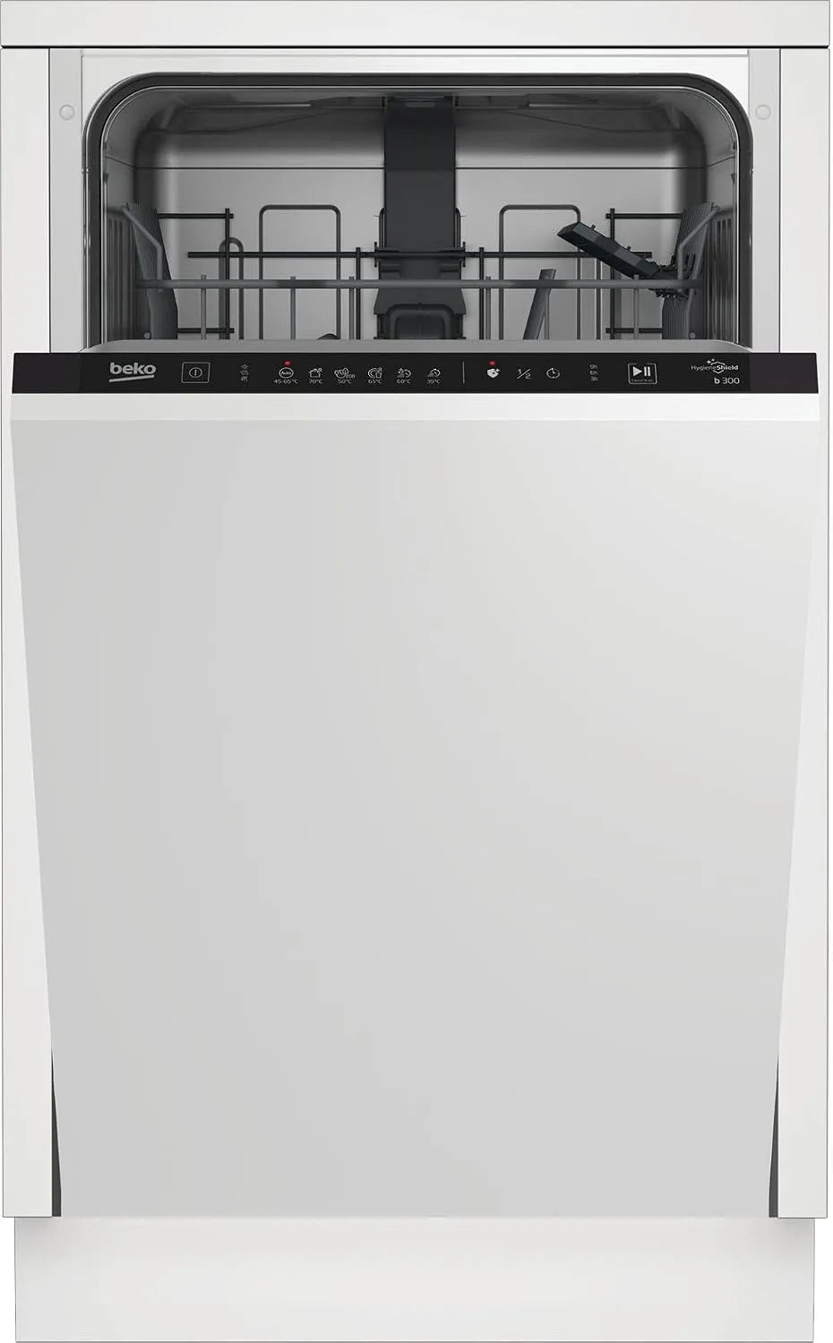Lavastoviglie BDIS16030, 45 cm, classe energetica E, formato slim, da incasso, 10 Coperti, a Scomparsa Totale