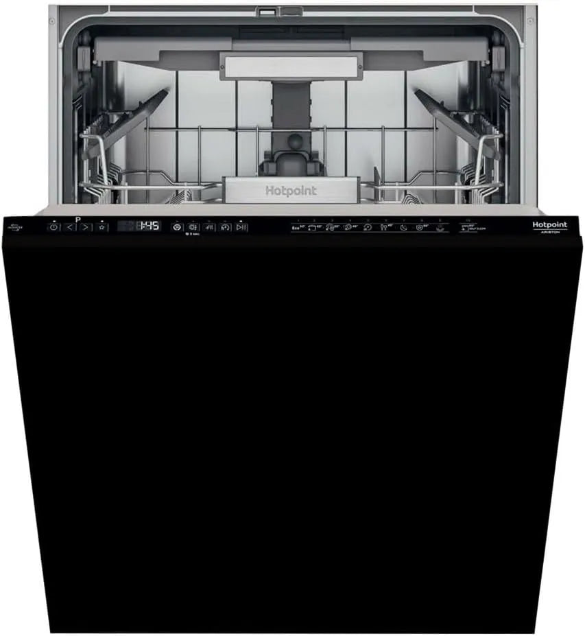 Lavastoviglie H7I HP40, da incasso, nero, colore nero, Lavastoviglie da incasso Hotpoint: grande capacità di carico