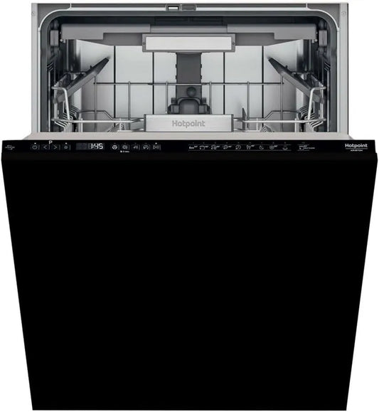 Lavastoviglie H7I HP40, da incasso, nero, colore nero, Lavastoviglie da incasso Hotpoint: grande capacità di carico