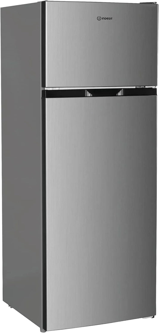 Frigorifero 206lt I55t0, 55cm, argento, Indesit Frigo Doppia Porta Statico 206lt E 55cm Silver I55t0 412s