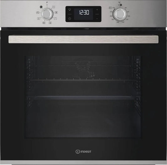 Forno elettrico IOK55HX, 71 L, classe energetica E, da incasso, acciaio inox, nero, 71 Litri, Multifunzione, colore Nero