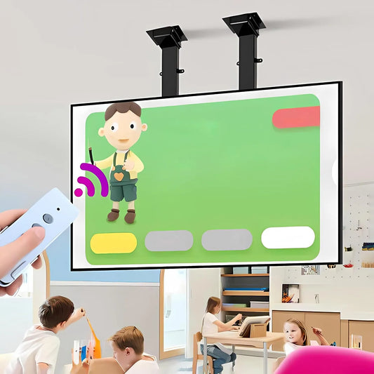 Smart TV, 55 pollici, televisore, Corsa di sollevamento a doppio motore 130 cm, per TV da 55' a 100', supporto tv motorizzato, staffa tv motorizzata
