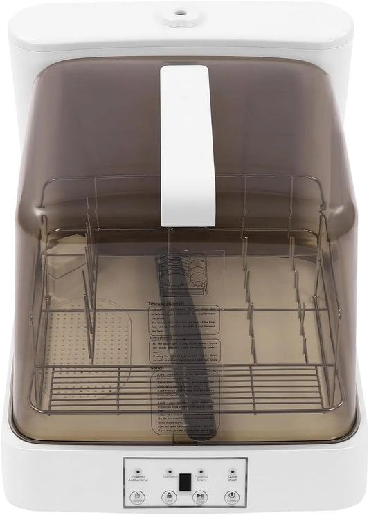 Lavastoviglie, 6 L, 800 W, touch, ampio serbatoio, lavabiancheria per appartamenti, 3 modalità di lavaggio, lavapavimenti da tavolo con serbatoio da 6